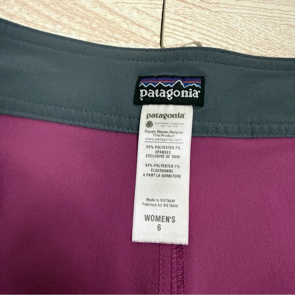 Patagonia Women’s Girona Board Shorts Swim Trail Hike Purple Shorts Size 6 - Picture 13 of 14